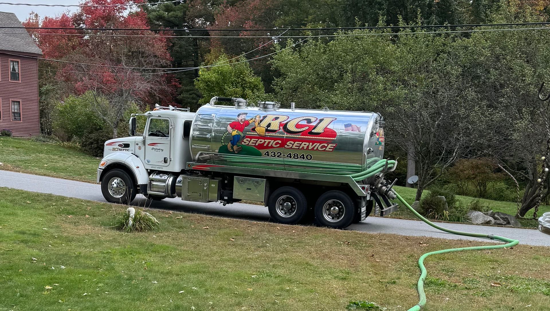 An illustration of a well-maintained septic system.