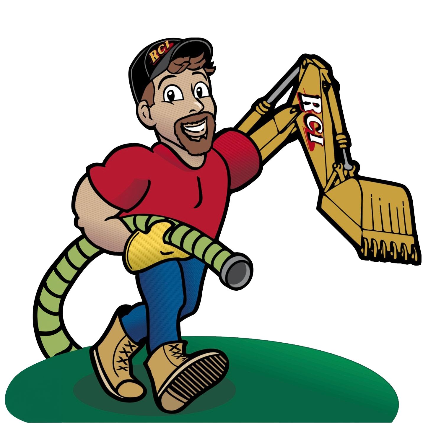 RCI Septic Service logo septic guy