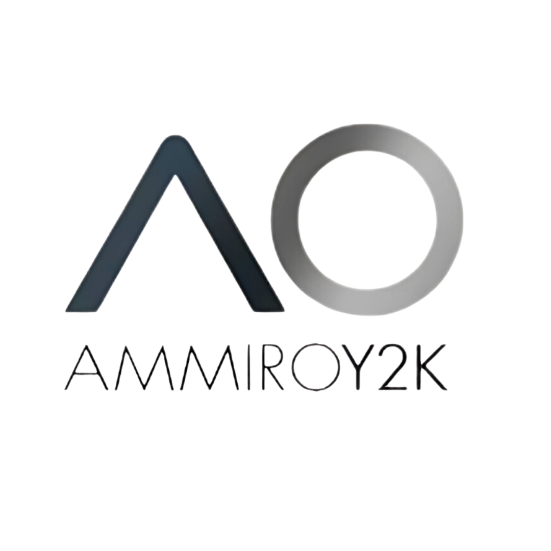 A logo for a company called ammiroy2k