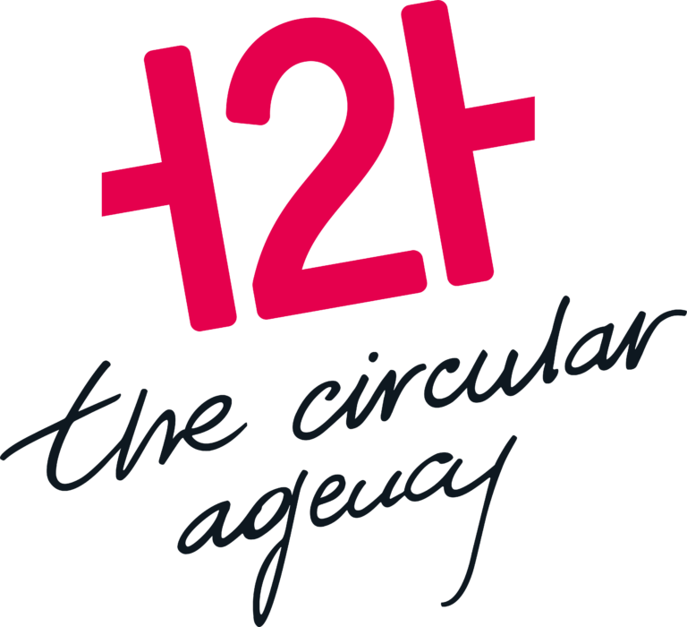 A logo for the circular agency with a white background