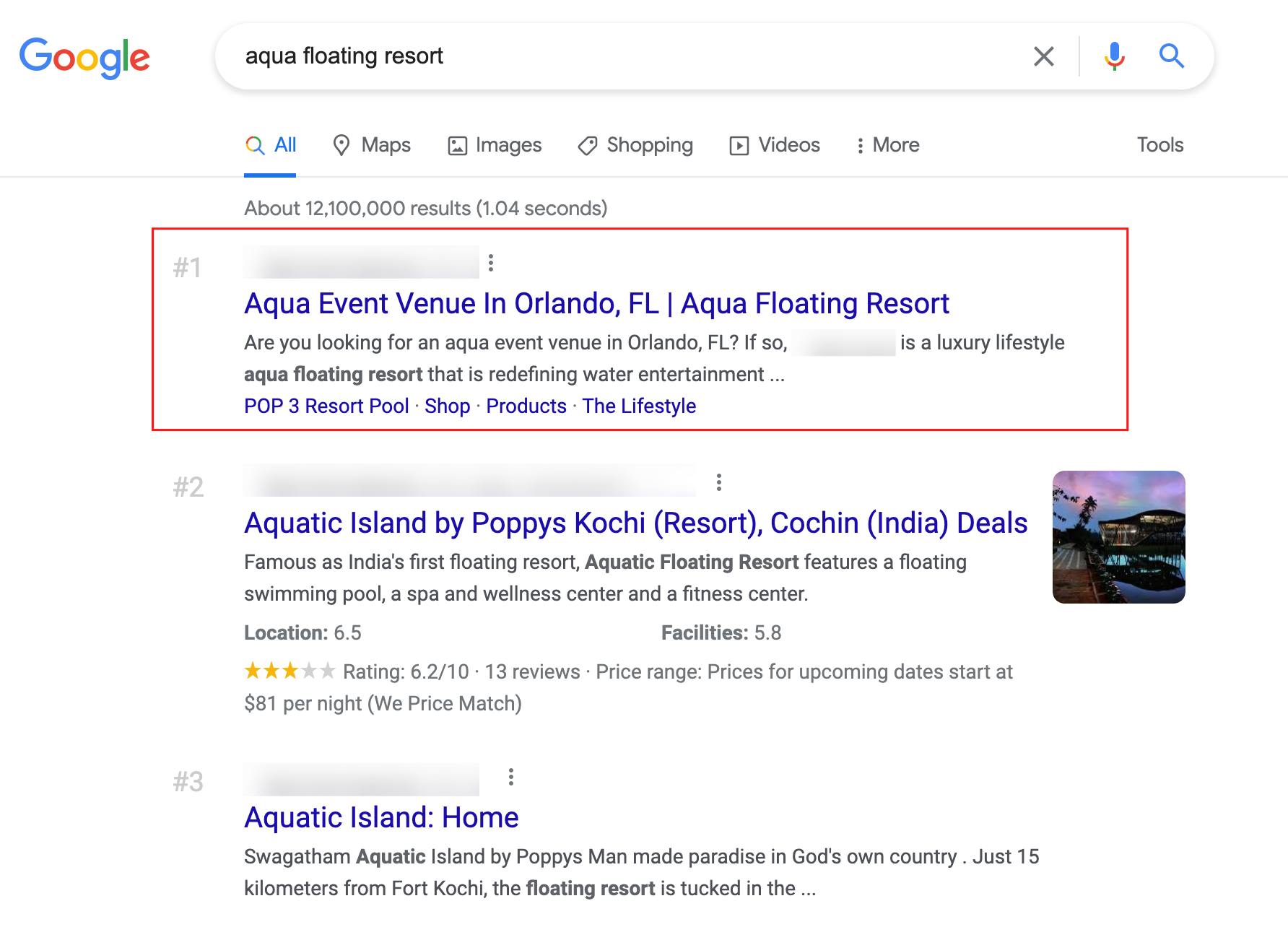 Aqua Events Company SEO