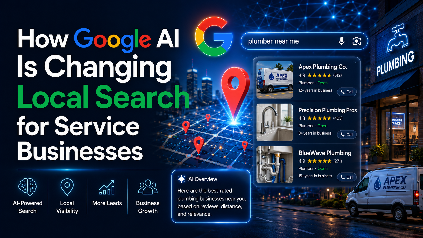 Google AI changing local search for service businesses