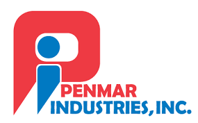 Logo for Penmar Industries, Inc. showing a red