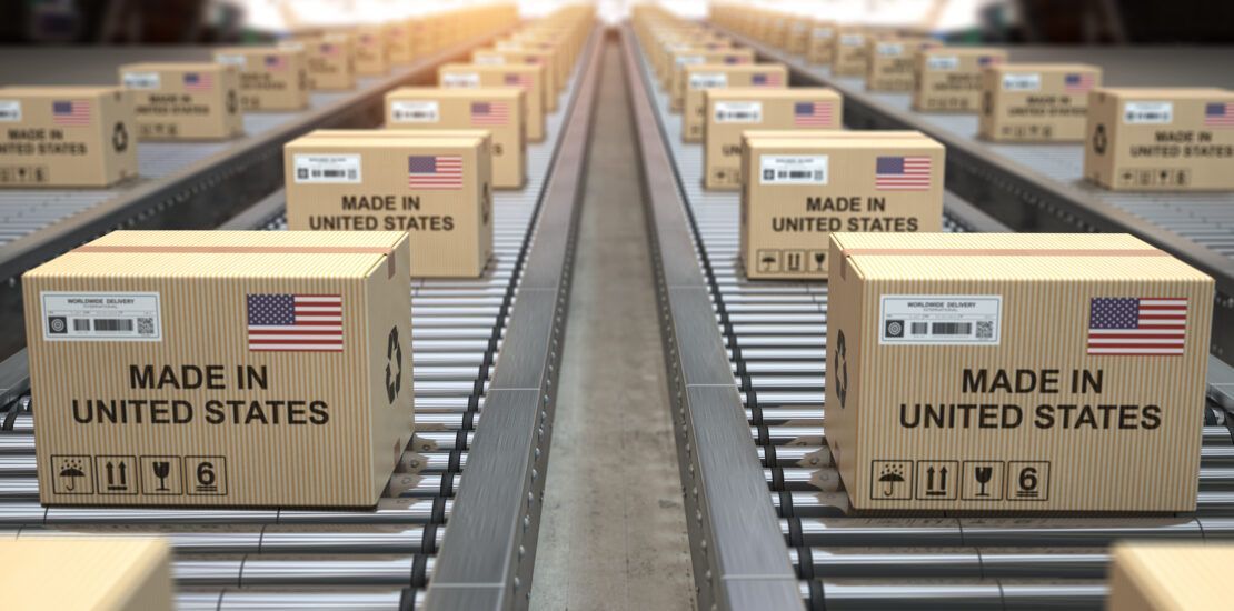 Cardboard boxes labeled 