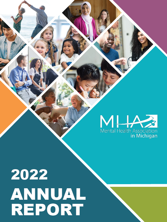 The cover of the 2022 annual report for mi-ha