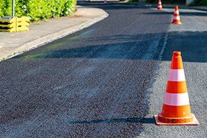 Fresh Asphalt Road — Hendersonville, NC — Pisgah Asphalt