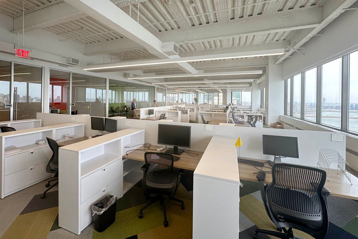 78 Person Open Plan Office Space in Lower Manhattan