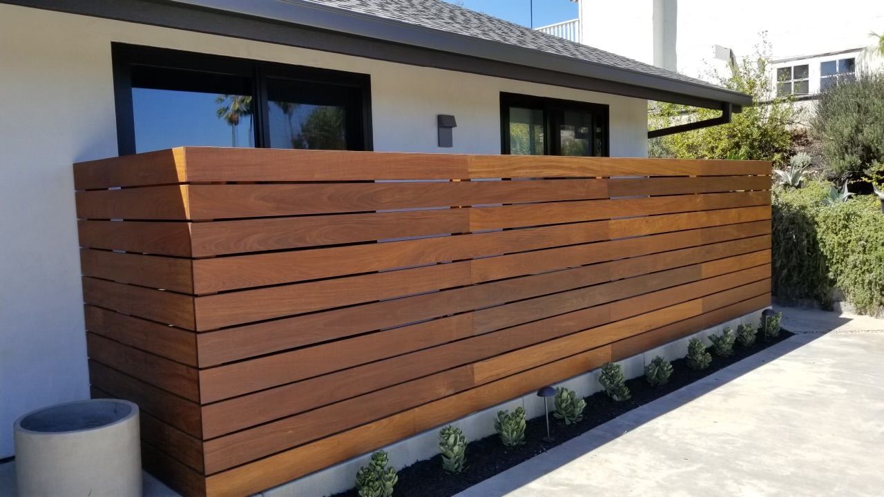 Wooden fences