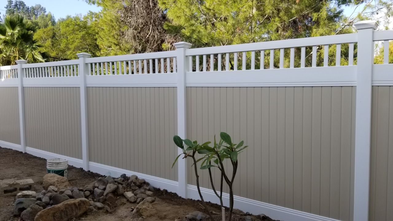 Vinyl fences