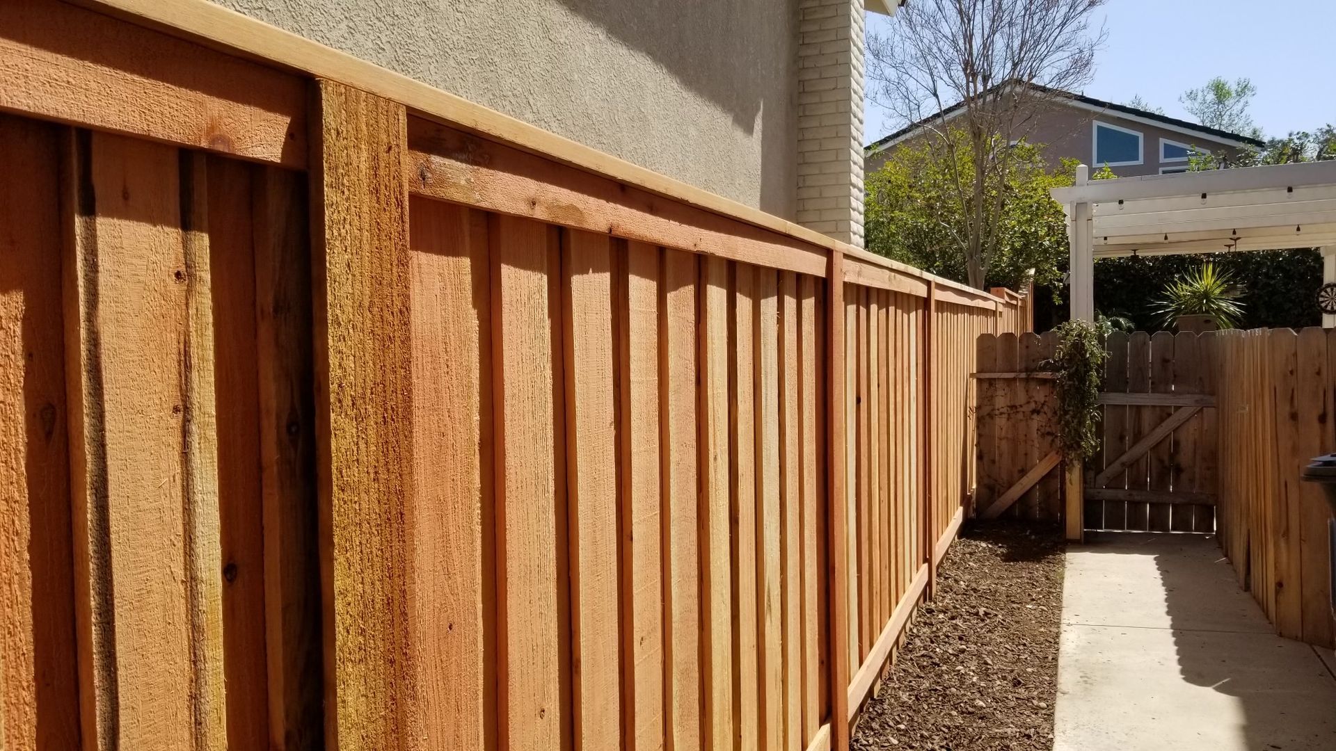 Wooden fences