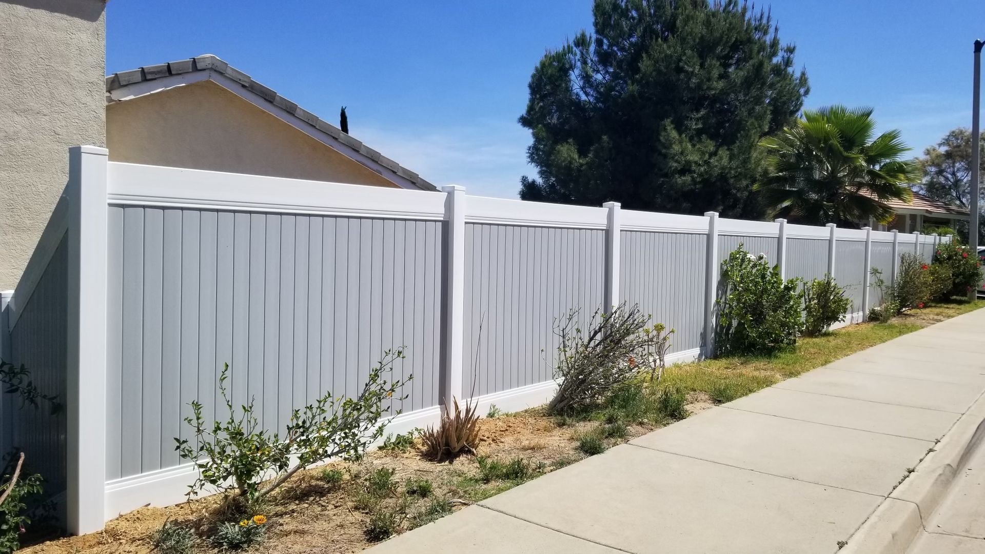 Vinyl fences