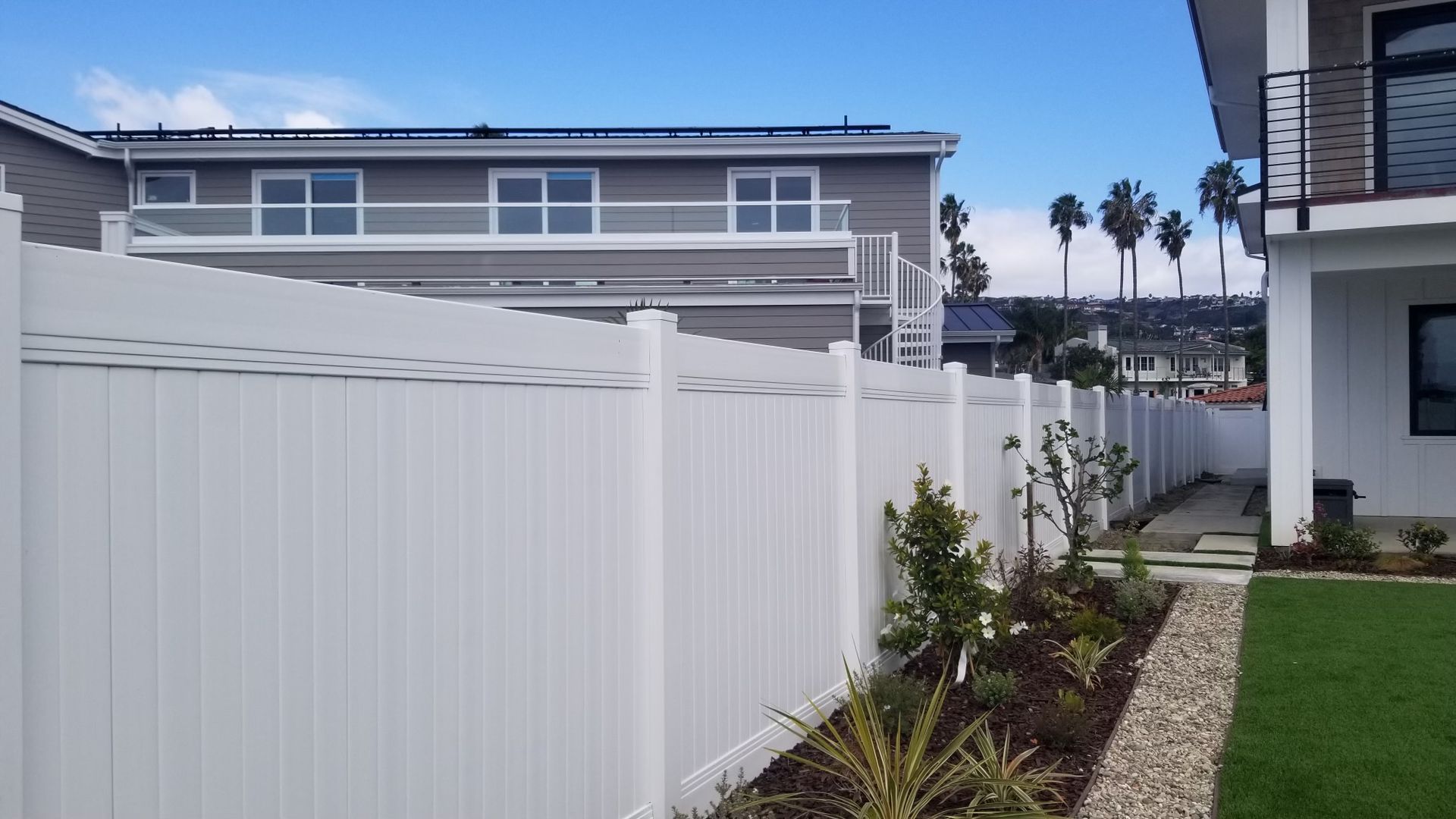 Vinyl fences