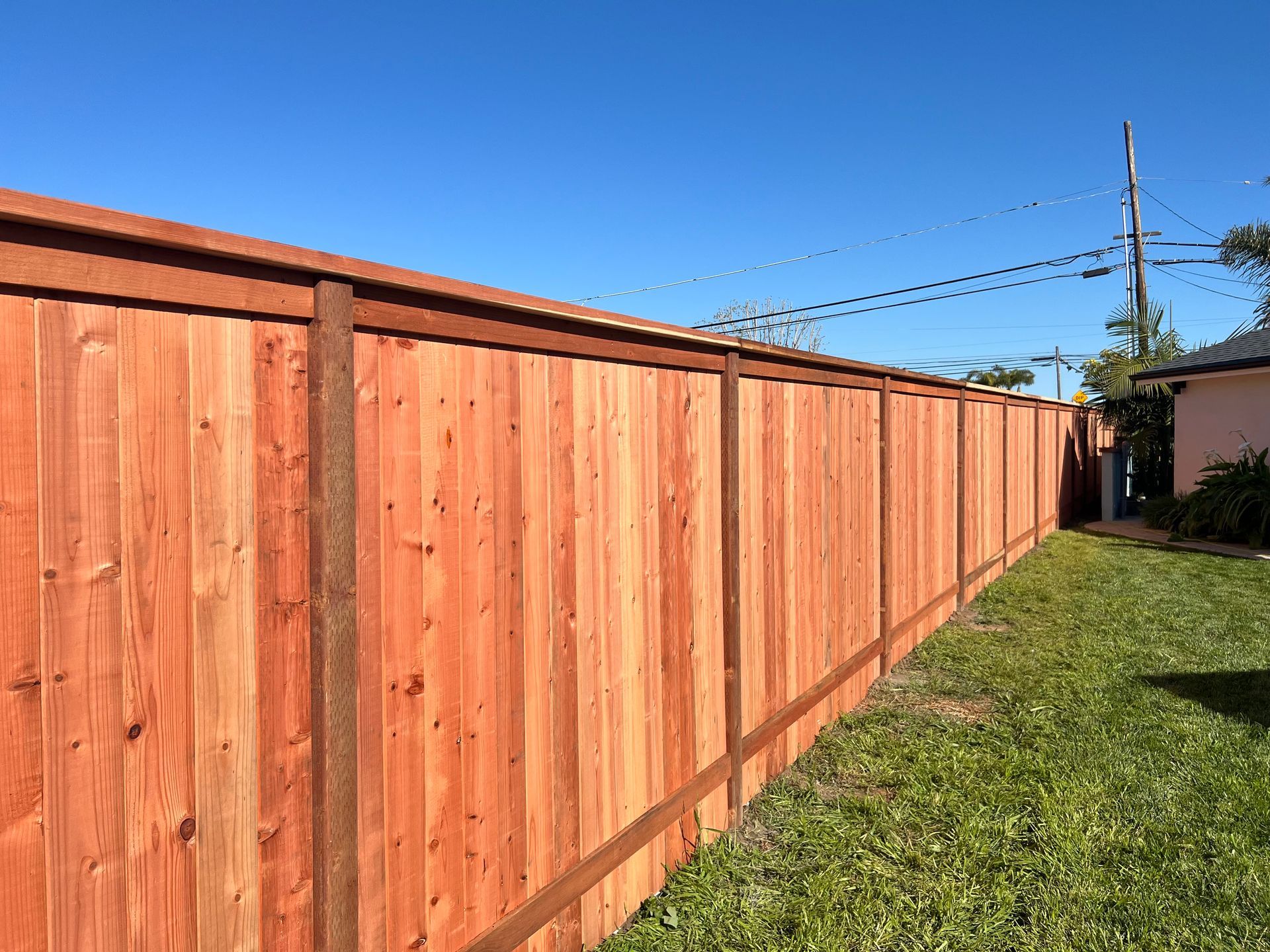 Wooden fences