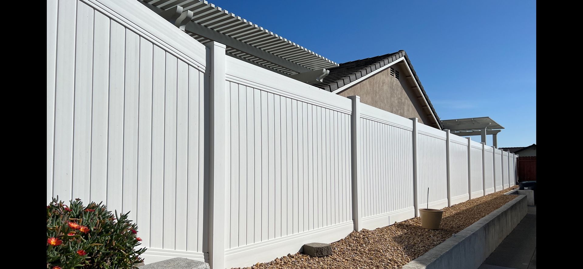 Vinyl fences
