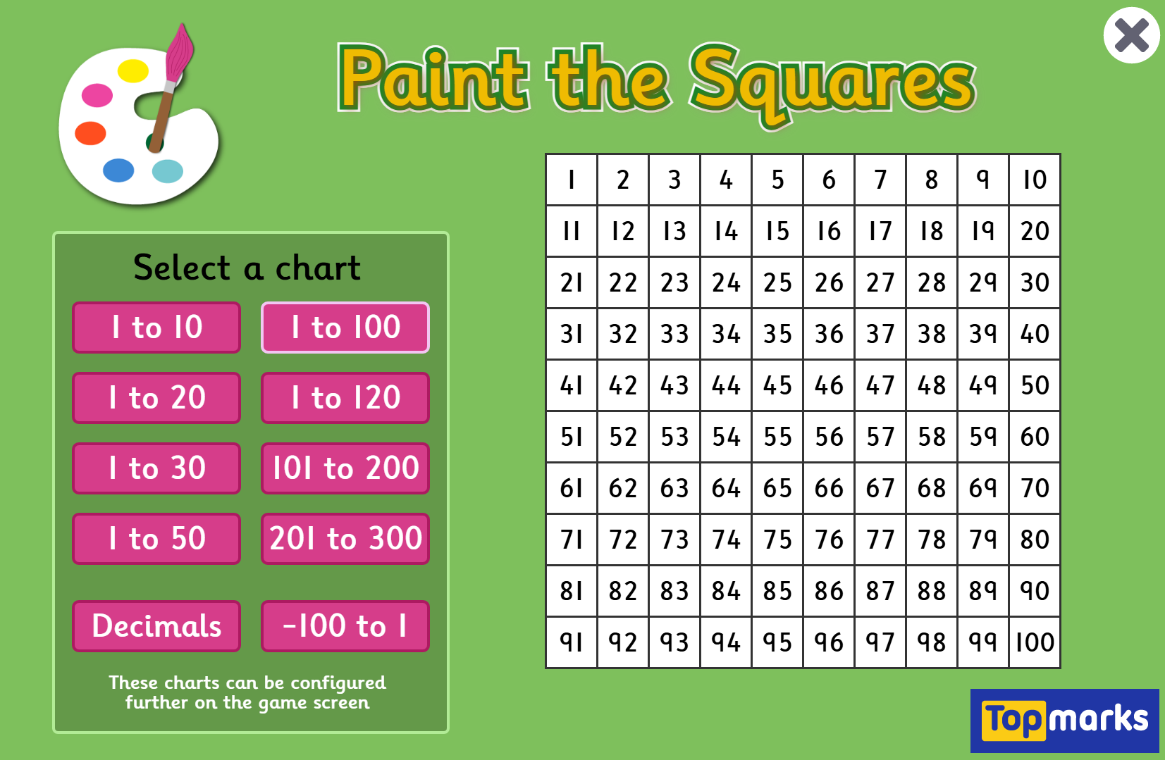 Paint The Squares