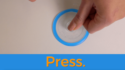 Press FrogsFeet Suction Cups
