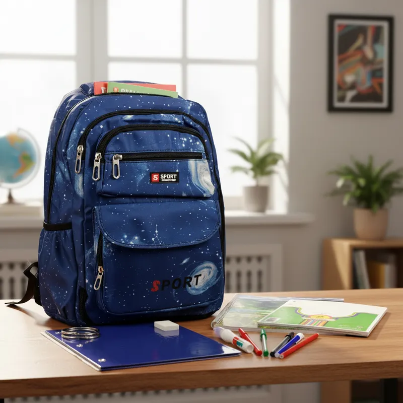Mochila Escolar Niños 14 Lts. con Kit Escolar 13 piezas Primaria/Secundaria