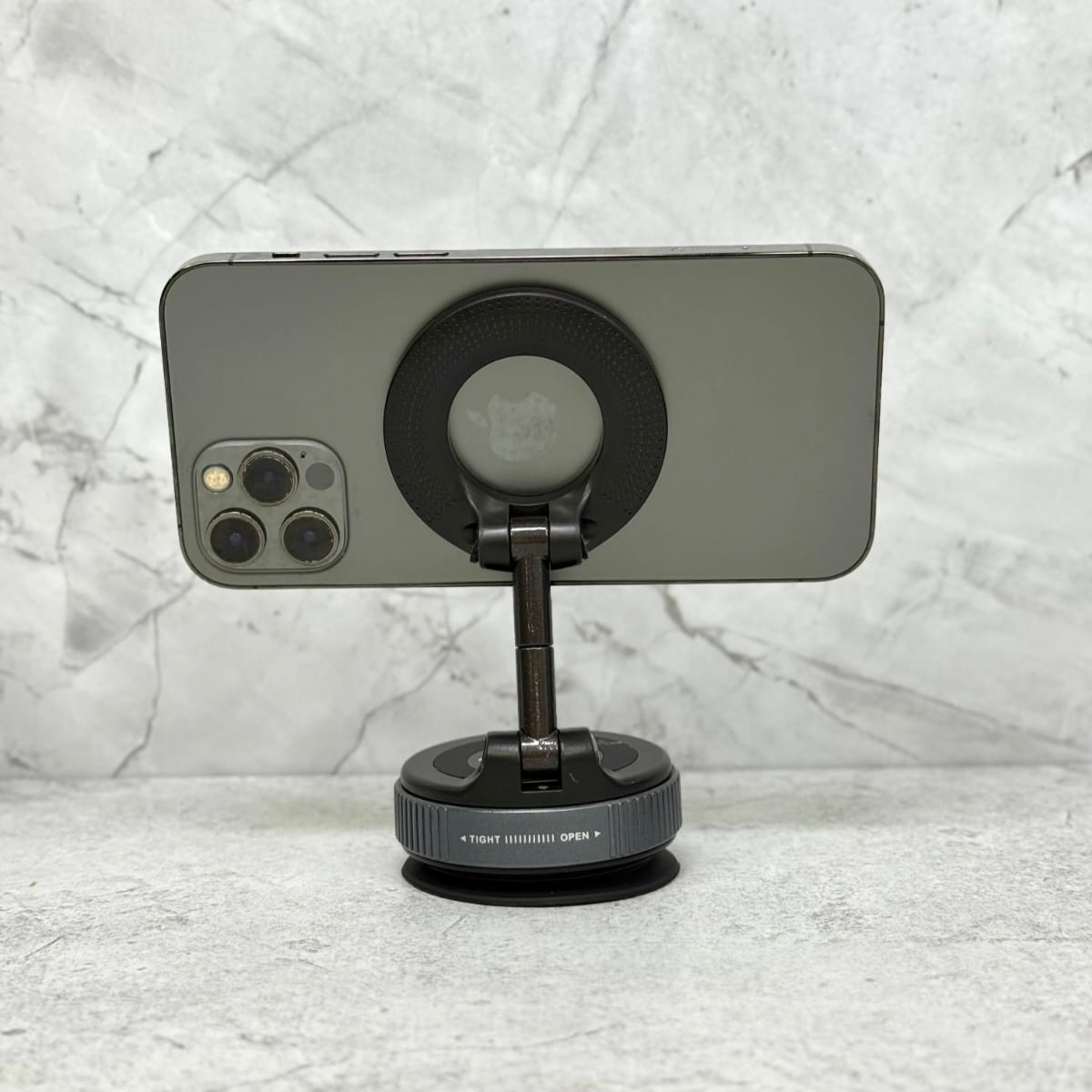 Soporte Para Celular Magnético 360 Con Ventosa A Vacío Negro