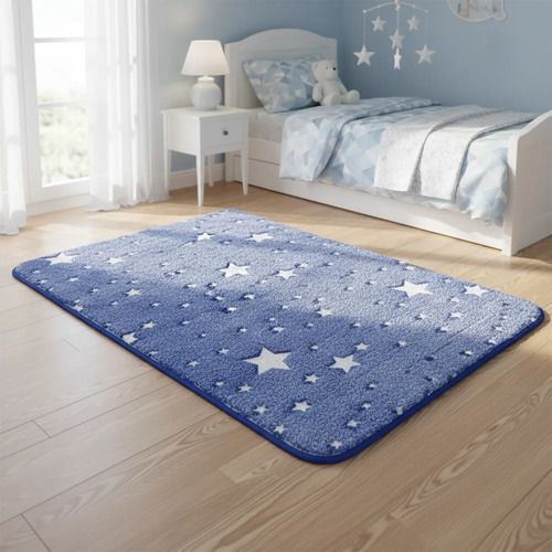 Alfombra Luminosa Infantil Estampada Antideslizante 80 x 50cm