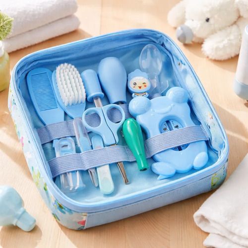 Set Higiene Y Accesorios Aseo para Bebé/Recién Nacido Estuche 12pz