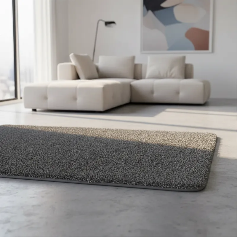 Alfombra Nórdica Pelo Largo 62x42cm Antidesl. Multiuso Suave