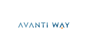 AVANTI WAY logo in blue with an orange accent on a white background
