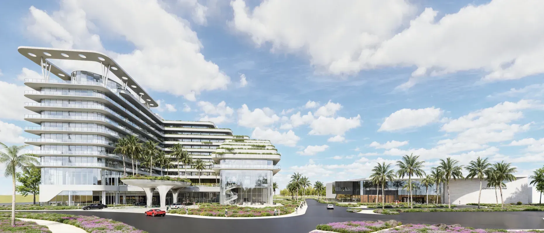 Azure Lakefront Hotel and Convention Center development in Kissimmee Florida near Lake Tohopekaliga