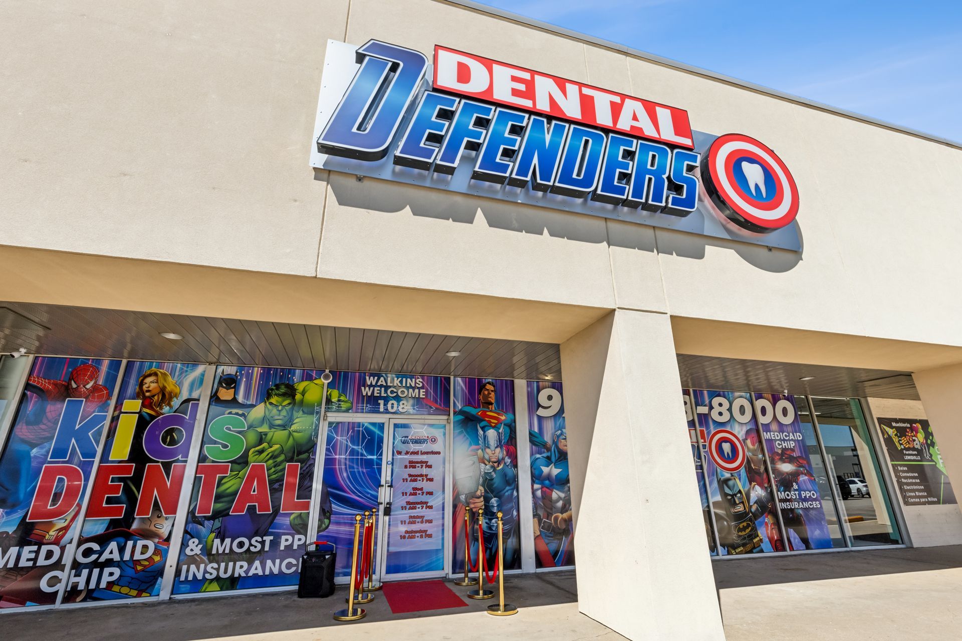 Dental Defenders - Lewisville - Lobby - Arcade- Outer-Exterior