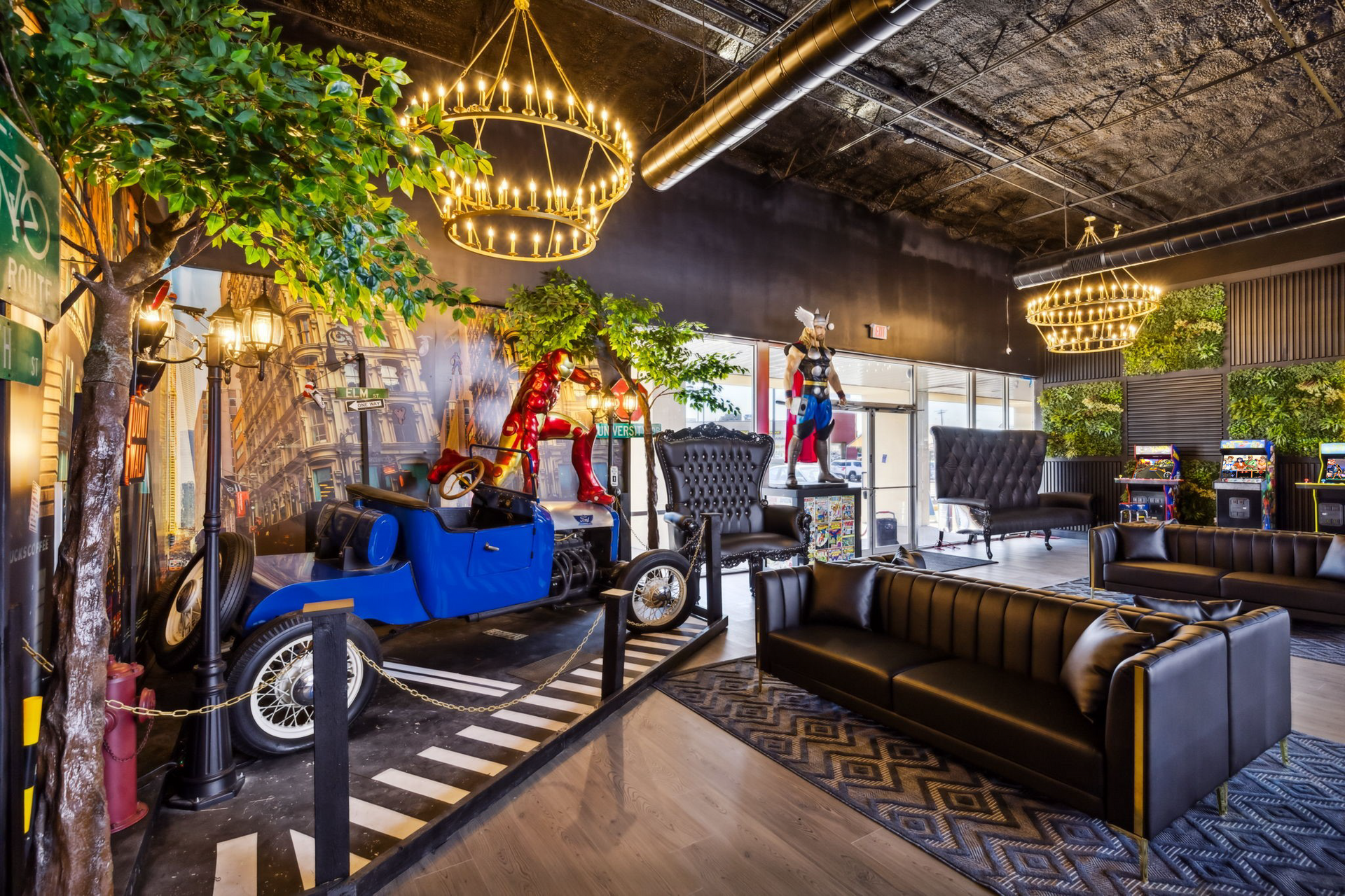 Dental Defenders - Lewisville - Lobby - Arcade- Iron-Man