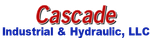 Cascade Industrial & Hydraulic, LLC logo in red and blue text on a white background
