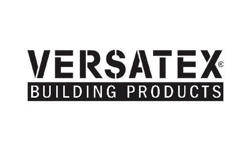 Versatex Building Products logo in black and white