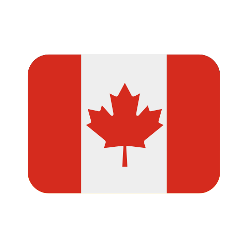Uma bandeira canadense com uma folha de bordo.