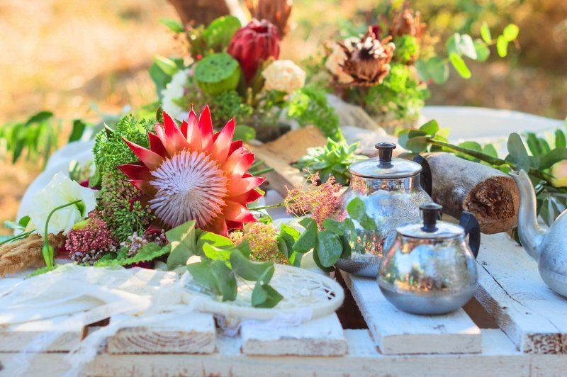 Boho Party Decorations Picnic Table