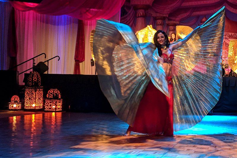 Galas and fundraising event Moroccan themed belly dancer entertainment