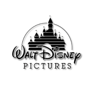 Walt Disney Pictures logo featuring a castle silhouette under an arch,