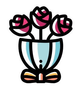 Illustration of a floral arrangement