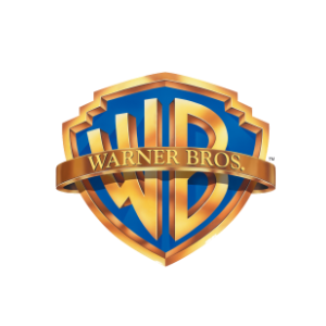 Warner Bros. logo: gold shield with a blue center and