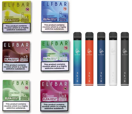 Ecig Svapo Usa e getta ELFBAR ELFA Elfbar, linkBar