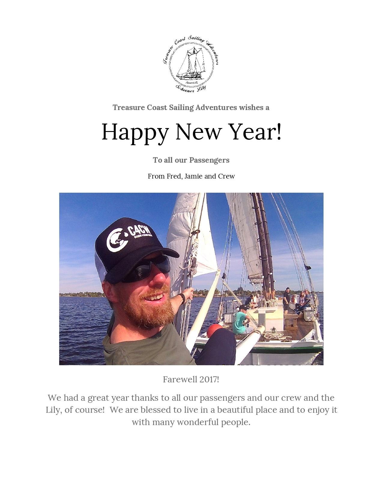 A man is standing on a boat holding a sail.