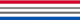 A horizontal flag with three equal bands of color: red on top, white in the middle, and blue on the bottom.