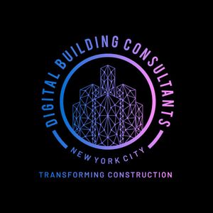 A logo for digital building consultants new york city