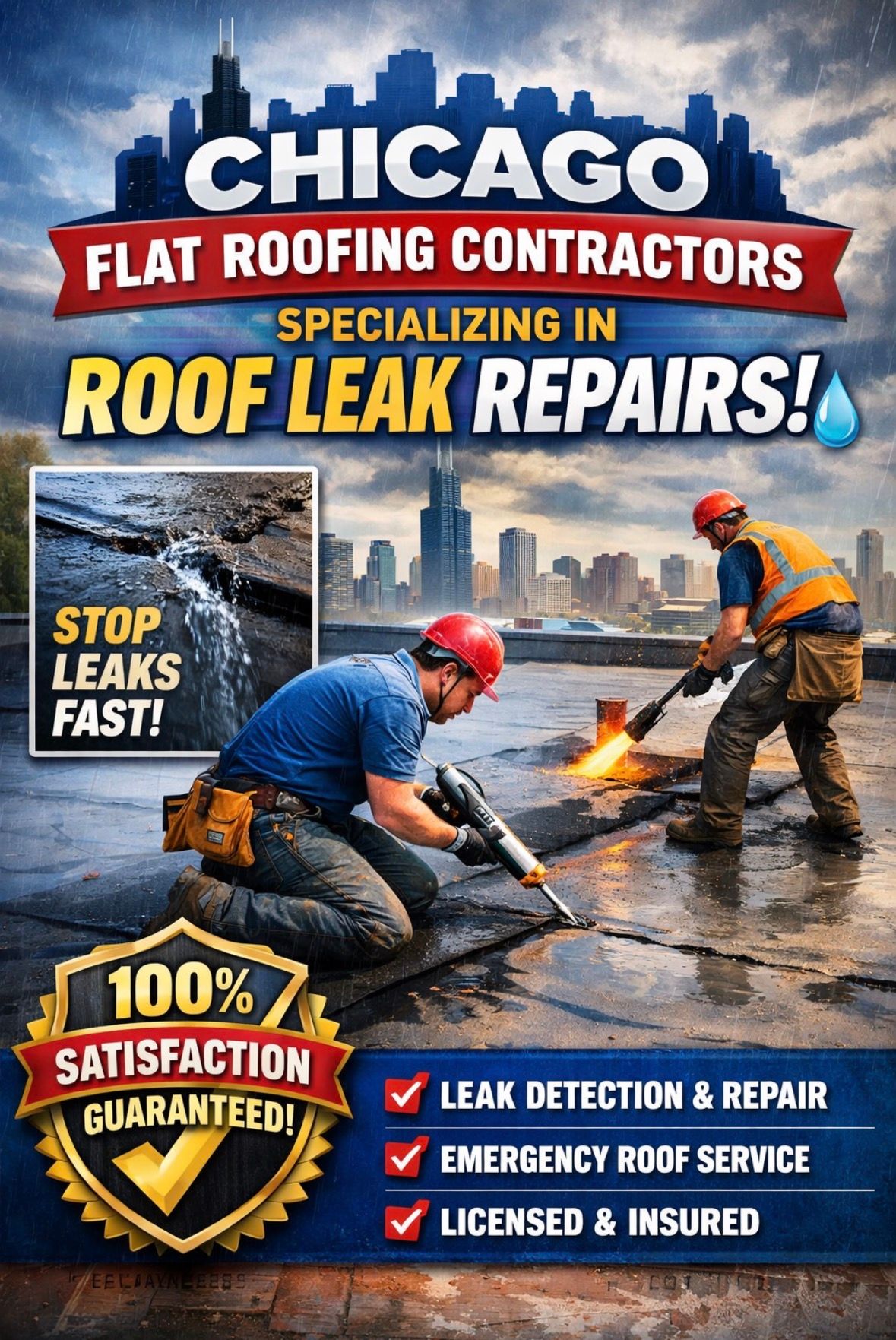 Top-Rated Flat Roofing Contractor in Chicago