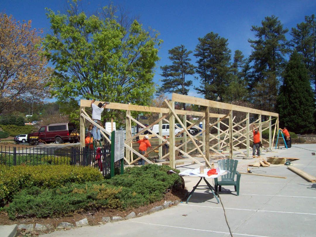 P3 carpentry improvements at an Atlanta-area apartment or HOA community