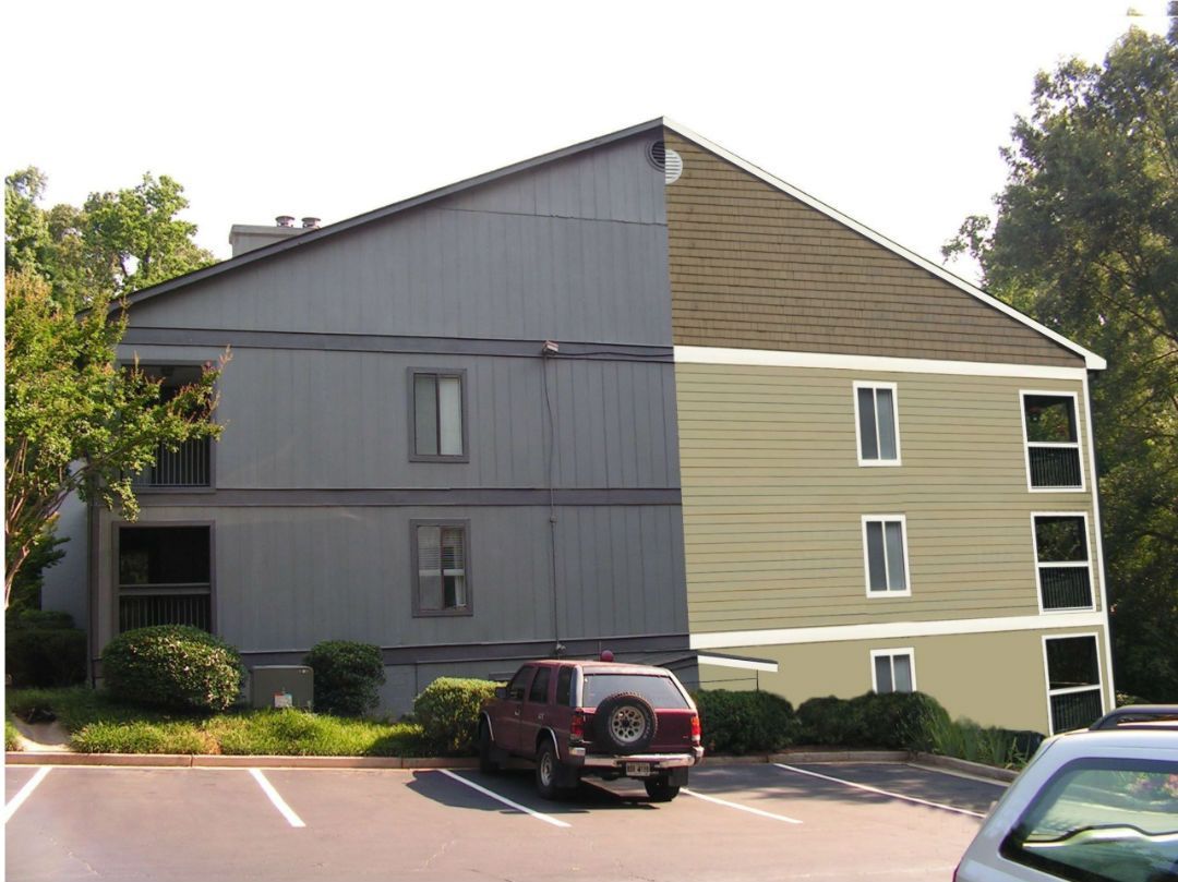 P3 Painting and Renovations completing an exterior painting project at an Atlanta-area multi-family property