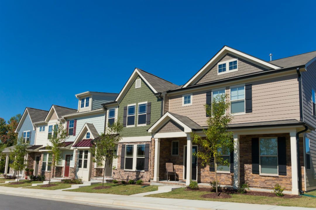 Townhome property from P3’s window and door installation collection