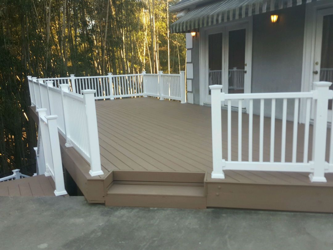 Deck and porch construction by P3 for an Atlanta managed property