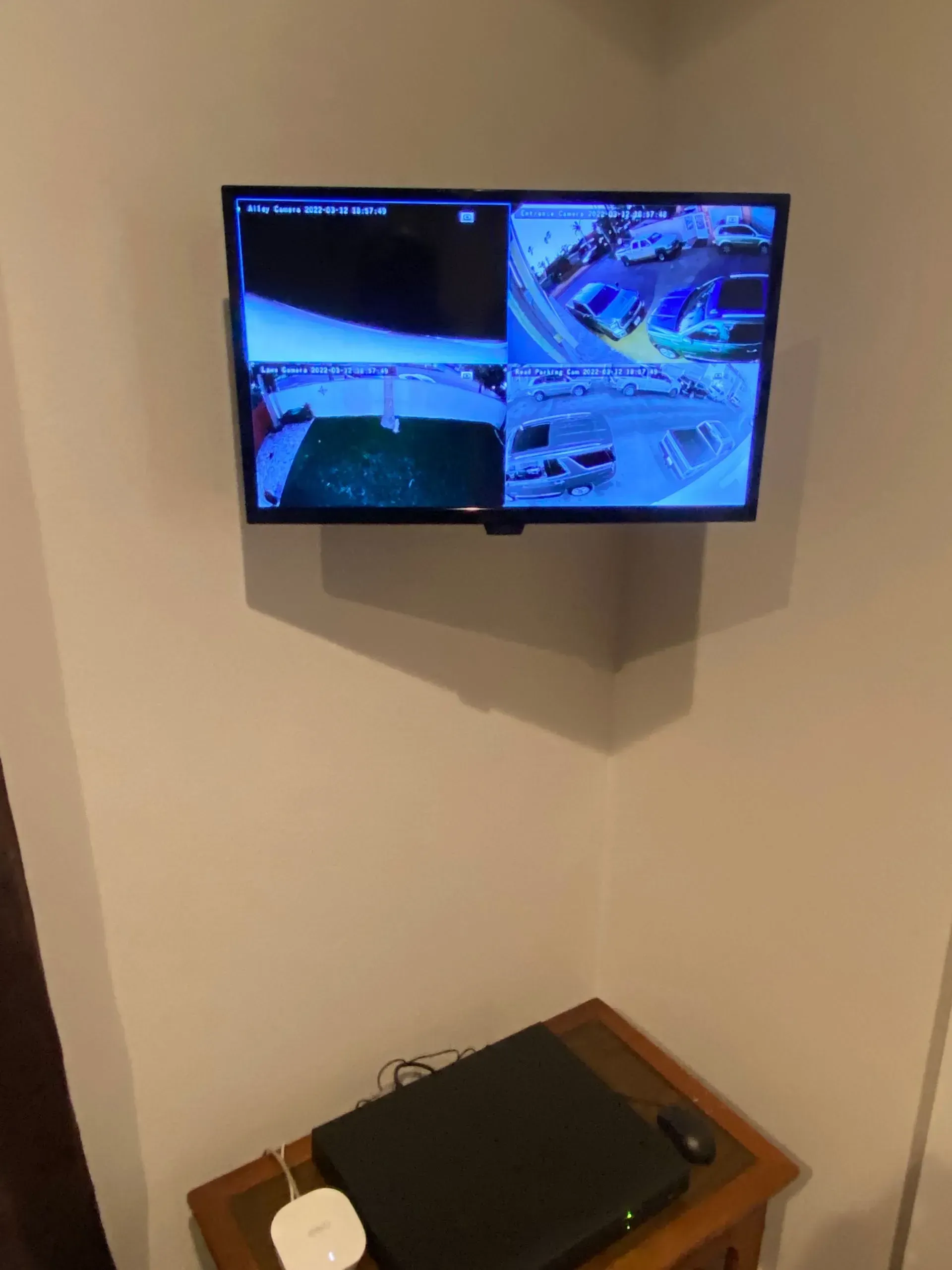 A security system installation in Rancho Viejo, TX, by Spartan Home Security