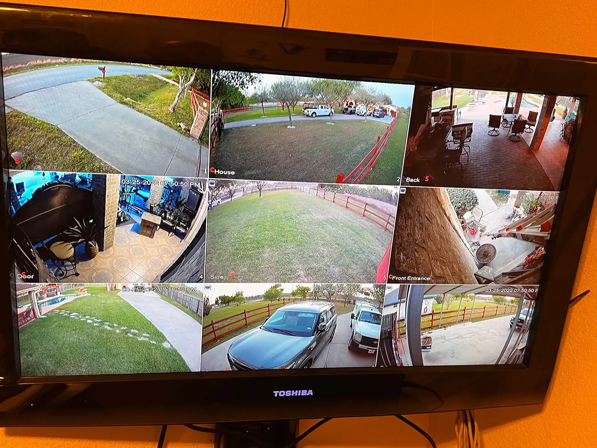 A security system installation in Rancho Viejo, TX, by Spartan Home Security