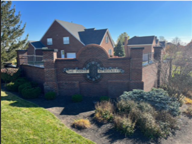 Brick entrance to 
