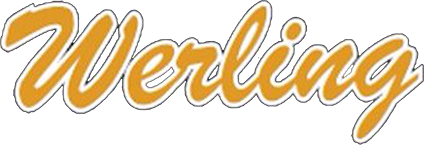 "Werling" in stylized yellow script with a white border.